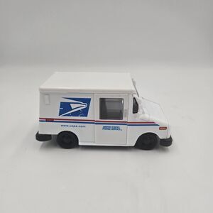 USPS Mail Truck Toy LLV Vehicle Mailman Gift Kinsfun 1/36 Die Cast Pull Back Car